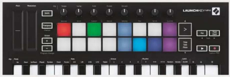 NOVATION Launchkey Mini MK3 - Mode Session - 3