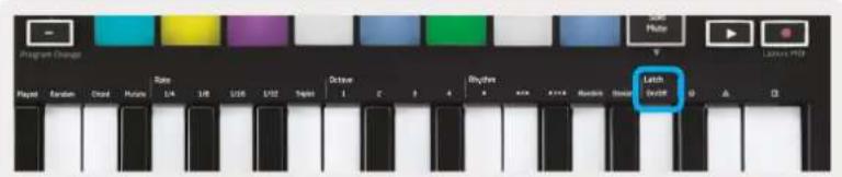 NOVATION Launchkey Mini MK3 - Verrou (« Latch ») - 1