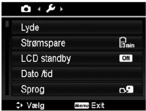 MEDION LIFE X44000 - Indstillingsmenuen - 1