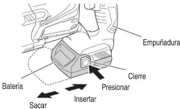 HITACHI CR 18DGL - MÉTODO DE EXTRACCIONE INSTALACION DE LA BATERIA - 1
