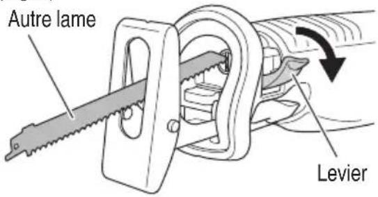 HITACHI CR 18DGL - SI LA LAME EST CASSEE - 1
