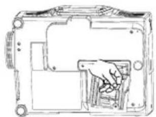 HITACHI CPSX5600W - Replacing the Lamp - 4