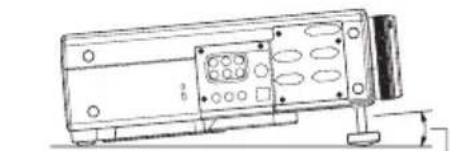 HITACHI CPSX5600W - Winkeleinstellung - 2