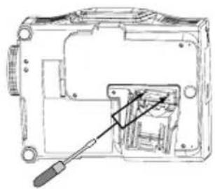 HITACHI CPSX5600W - Replacing the Lamp - 2