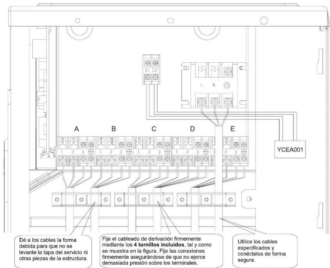 HAIER 5U34HS1ERA - Ejemplo del sistema de cableado. - 1