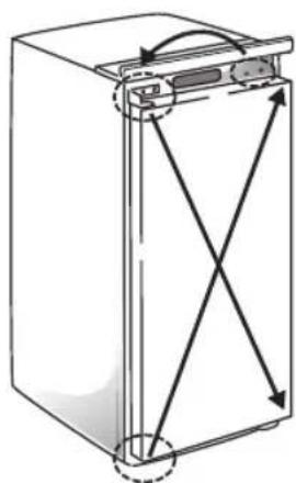 HOTPOINT U 12 A1 DHA - Door reversibility - 1