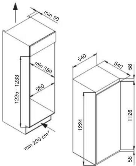 HOTPOINT U 12 A1 DHA - Disconnecting the appliance - 2