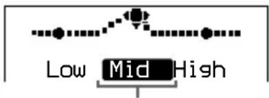 SONY DNF430 - Appuyez plusieurs fois sur « ou « pour sélectionner la forme de l'onde. - 1