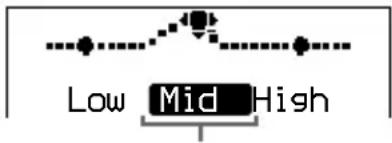 SONY DNF430 - Pulse I o repetidamente para seleccionar la forma de la onda. - 1