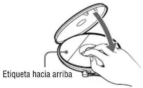 SONY DNF430 - Coloque el CD en la bandeja y ciderre la tapa. - 1