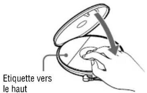 SONY DNF430 - Faites glisser le commutateur OPEN pour ouvrir le couvercle du lecteur. - 2