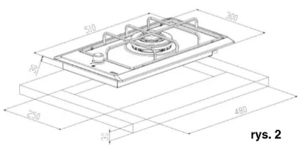 FRANKE FHM 301 1TC - Przygotowanie mebla - 2