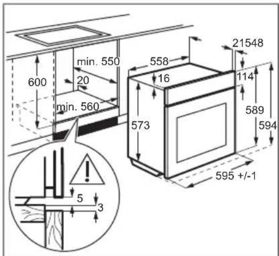 FAURE FOP37907XE - INSTALLATION - 2