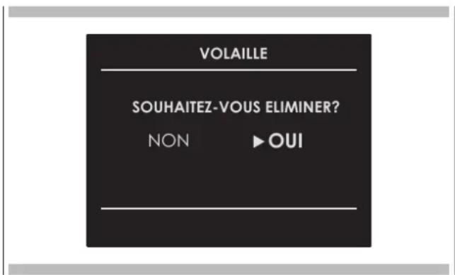 Fulgor Milano FCMO 4511 TM X - Effacer une recette personalisée : - 1