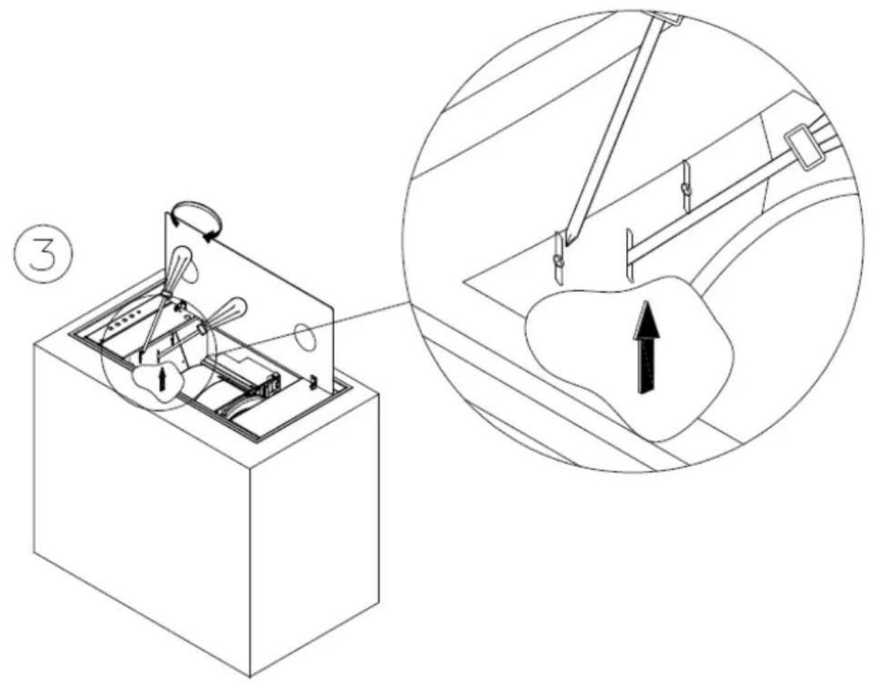 Fulgor Milano FLH 800 TC WH - INSTRUCTIONS POUR L'UTILISATION, L'ENTRETIEN ET L'INSTALLATION DE LA HOTTE. - 3