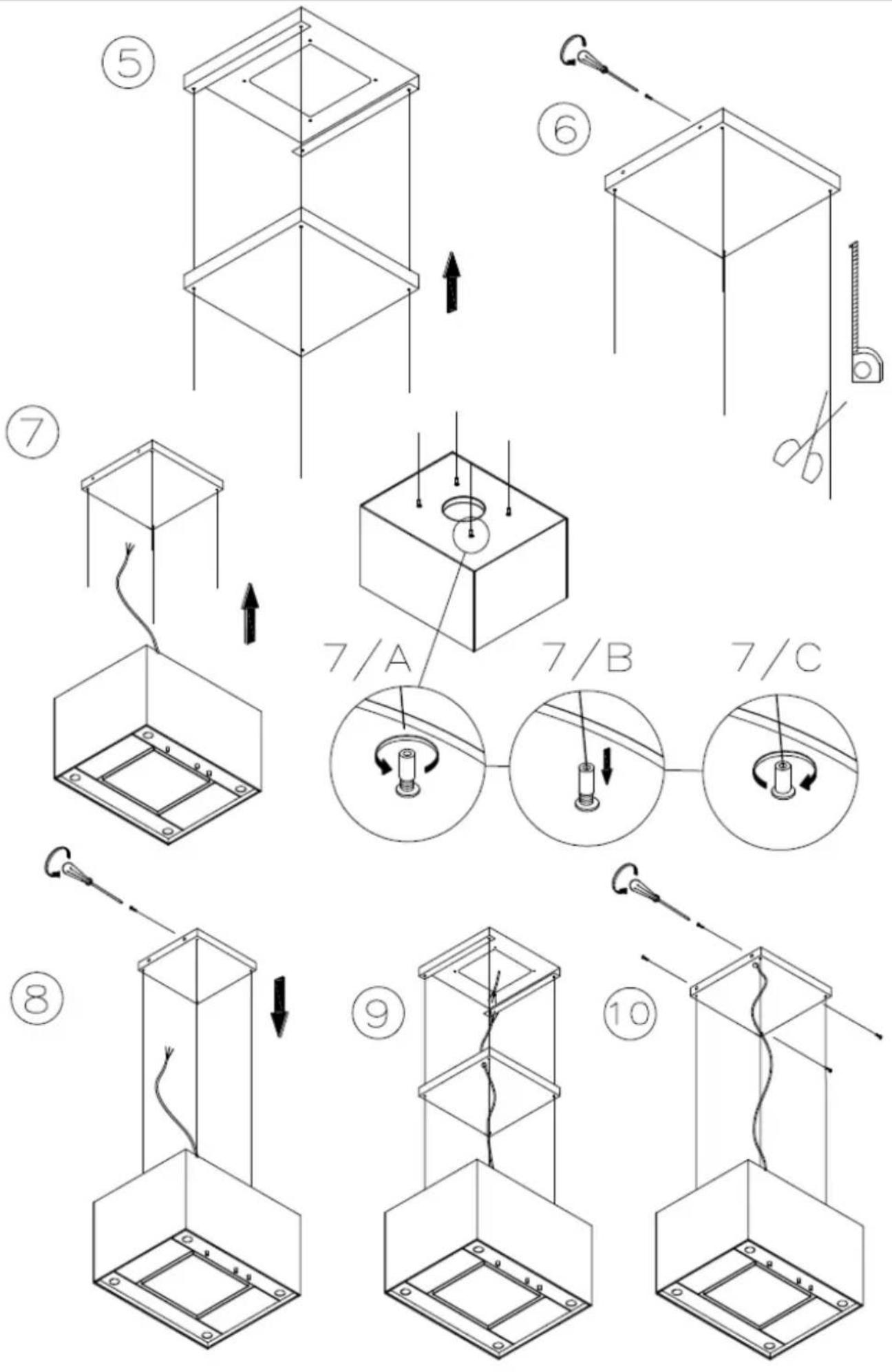 Fulgor Milano FLH 800 TC WH - INSTRUCTIONS POUR L'UTILISATION, L'ENTRETIEN ET L'INSTALLATION DE LA HOTTE. - 65