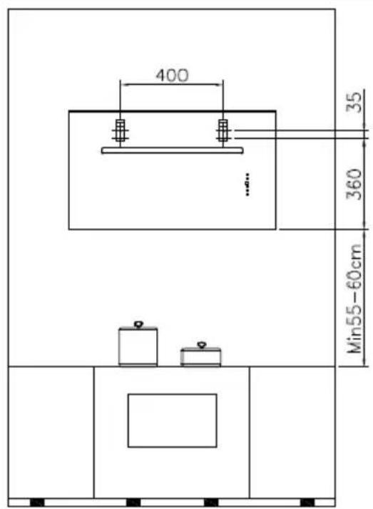Fulgor Milano FLH 800 TC WH - INSTRUCTIONS POUR L'UTILISATION, L'ENTRETIEN ET L'INSTALLATION DE LA HOTTE. - 4