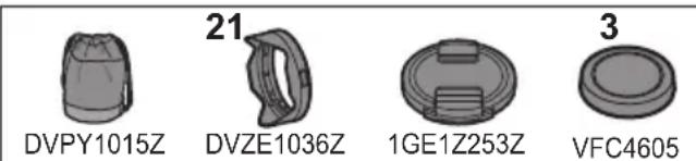 PANASONIC Lumix HX1025GC - Distanza focale - 1