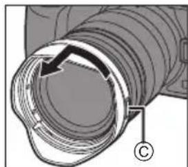 PANASONIC Lumix HX1025GC - Rimozione di un paraluce - 3