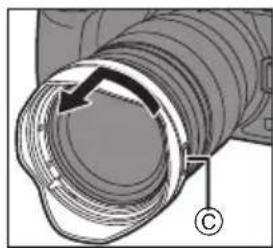 PANASONIC Lumix HX1025GC - 安装镜头遮光罩 - 5
