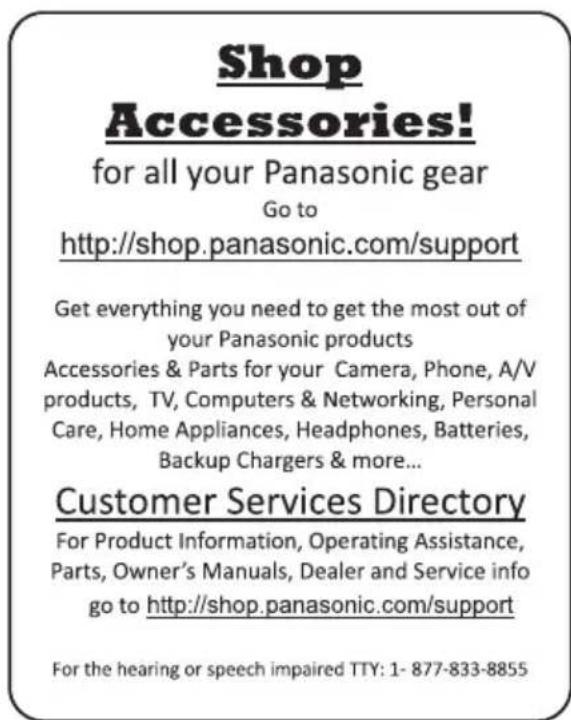 PANASONIC Lumix HX1025GC - Limited Warranty Limits and Exclusions - 1