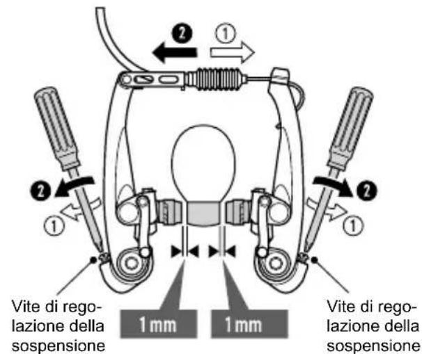 Vite di regolazione della sospensione 1 mm 1 mm Vite di regolazione della sospensione