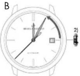 Girard-Perregaux 1966 4953511131BB60 - Krone mit 3 Positionen - 4