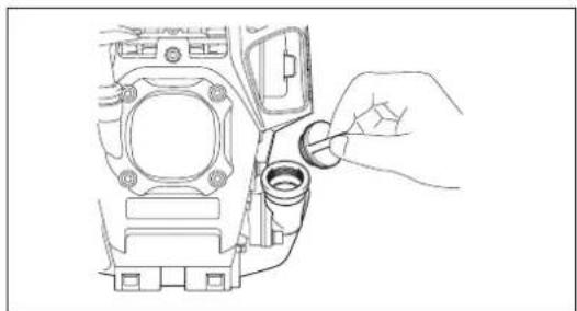 MAKITA ER2650LH - Point 1 in Replacement of oil: "Oil cap" - 3
