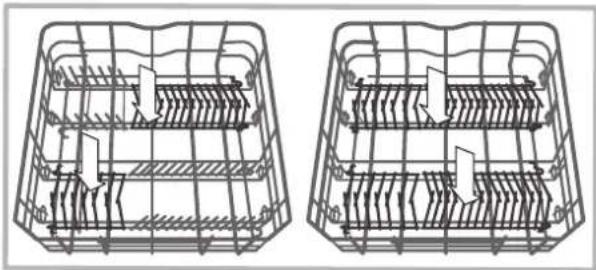 HOTPOINT-ARISTON LFF 8M019 X EU - Geschirrspuler-Unterkorb - 3