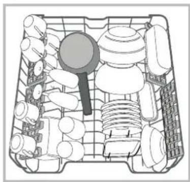 HOTPOINT-ARISTON LFF 8M019 X EU - Geschirrspüler-Oberkorb - 1