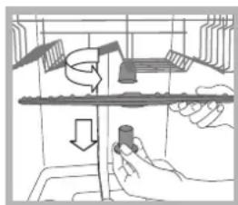 HOTPOINT-ARISTON LFF 8M019 X EU - Nettoyer les bras de lavage - 1