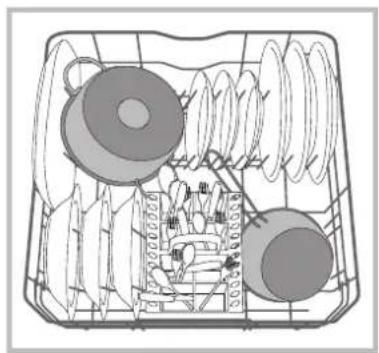 HOTPOINT-ARISTON LFF 8M019 X EU - Geschirrspuler-Unterkorb - 1