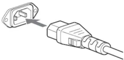 SONY SCDXA1200ES - Connexion du cordon d'alimentation secteur - 1