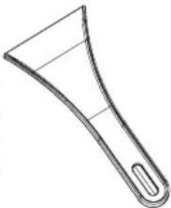 PROLINE DD436WH - Spatule en plastique (dans certains modèles) - 1