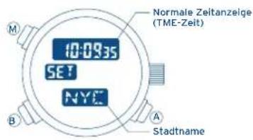 FESTINA F6716 - NUTZUNG DER ZEITZONENEINSTELLUNG - 1