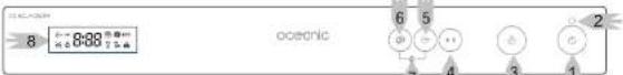 OCEANIC OCEALVC653B - Panneau de commande - 1
