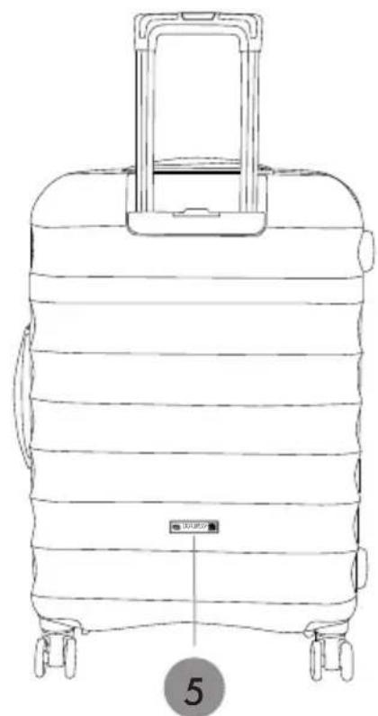 Topmove IAN 303984 - POLYCARBONAT-BORDCASE POLYCARBONATE CABIN CASE VALISE CABINE EN POLYCARBONATE - 1