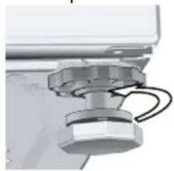 FAR LF610BE16W - Réglage des pieds - 2