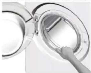 FAR LF610BE16W - Nettoyage de le hublot et du tambour - 2