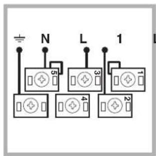INDESIT HIM 506 EK.A IX2 - Fitting the power supply cable - 5