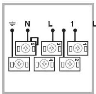 INDESIT HIM 506 EK.A IX2 - Montage du cable d'alimentation - 2