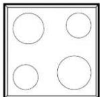 INDESIT HIM 506 EK.A IX2 - Type de table - 1