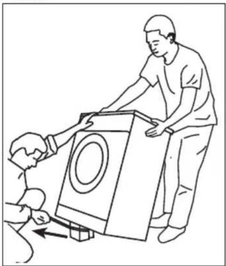 BEKO WTV 7731 XW0 - Retrait des renforts de conditionnement - 1