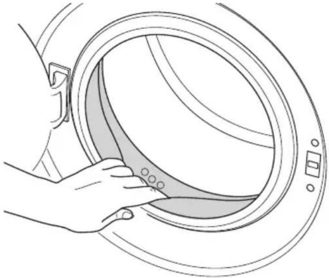 BEKO WTV 7731 XW0 - Nettoyage de la porte de chargement et du tambour - 2