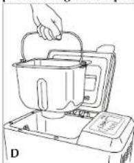 BLACK & DECKER B900SC - Important: Indentation for yeast is important, especially when using the delay bake timer. It keeps yeast away from the wet ingredients until the kneading process begins. (Liquid ingredients will prematurely activate the yeast.) - 1