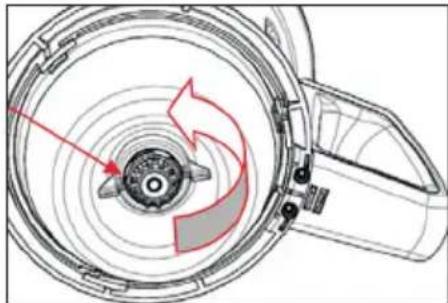 Klarstein 10028687 - Comment retirer correctement l'accessoire du mixeur - 3