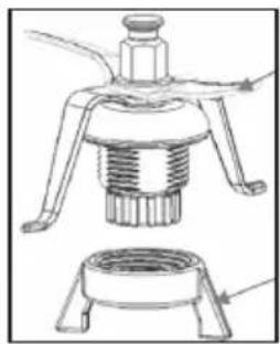 Klarstein 10028687 - How to dismantle blade assembly - 1