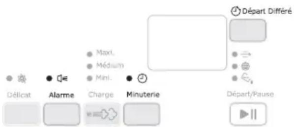 ARTHUR MARTIN ELECTROLUX ADI 97150 W - Sélectionner des fonctions complémentaires - 1