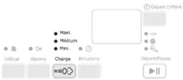 ARTHUR MARTIN ELECTROLUX ADI 97150 W - Sélectionner le degré de vaporisation (CHARGE) - 1