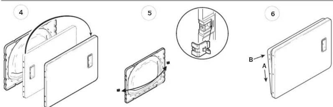 AMANA NDE7800AYW - Follow these steps to reverse the door: - 2